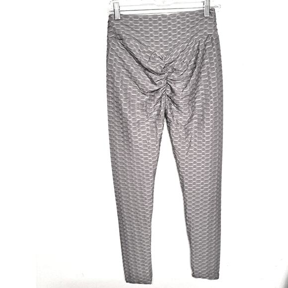 NWT Scrunch Butt TikTok Leggings SZ L/XL Gray Compression Style - Picture 5 of 6